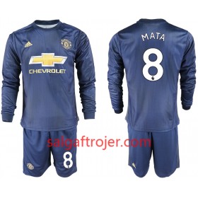 Manchester United Fodboldtrøjer MATA 8 Børn 3. sæt 2018/19 Langærmet